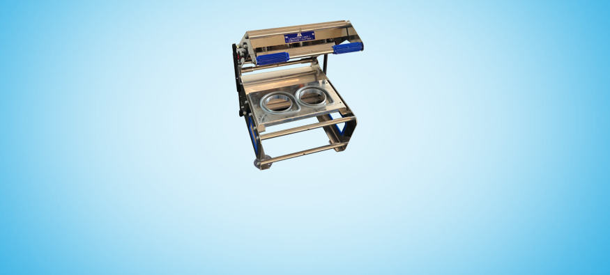 S.S. DISPOSABLE GLASS SEALING MACHINE (2 PIECES)