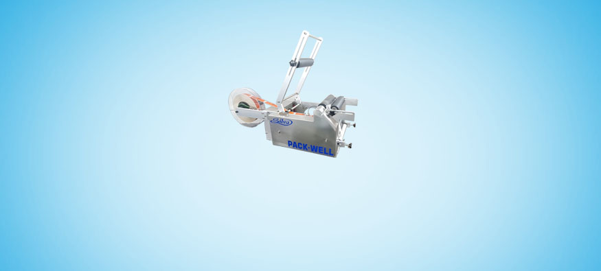 S.S. STICKER LABELING MACHINE FOR ROUND BOTTLES