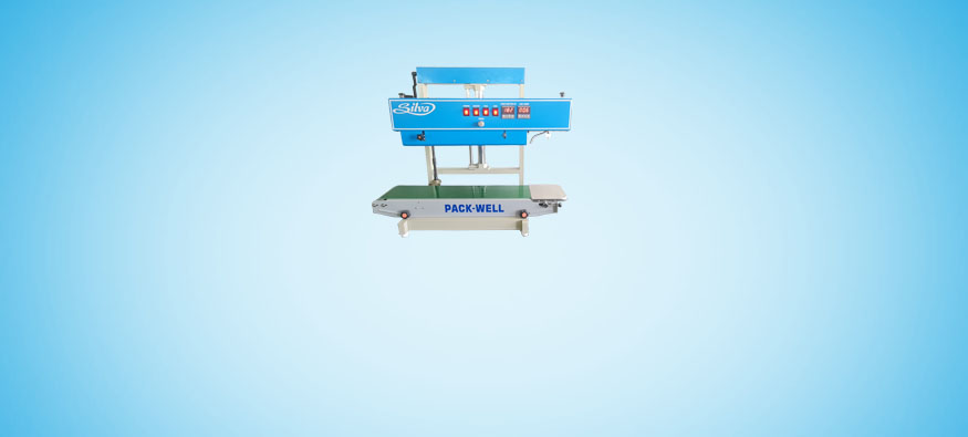 HEAVY DUTY CONTINUOUS BAND SEALER MACHINE WITH NITROGEN FLUSHING (VERTICAL)