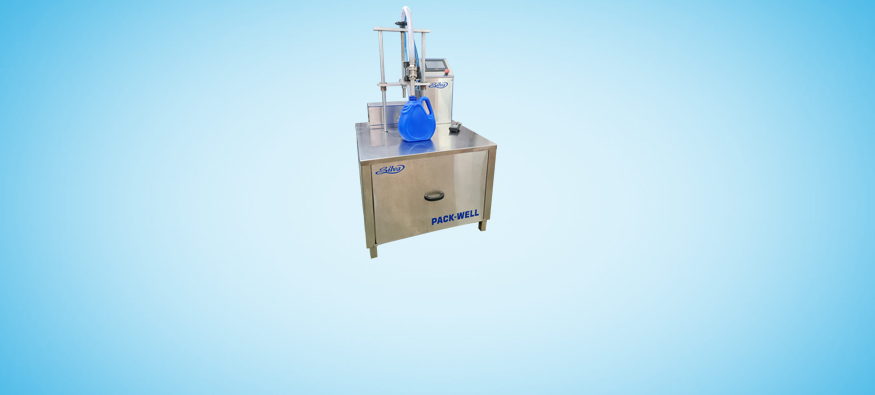 S.S. HEAVY DUTY SINGLE HEAD LIQUID FILLING MACHINE (SURVO BASE, 15 LTR)